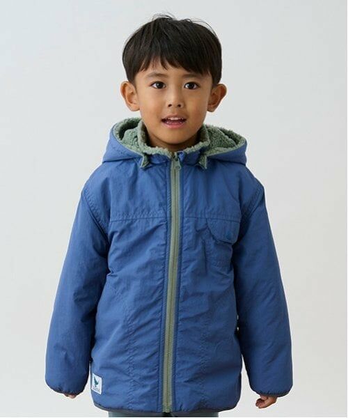 kladskap / クレードスコープ ブルゾン | 恐竜リバーシブルボアブルゾン | 詳細3