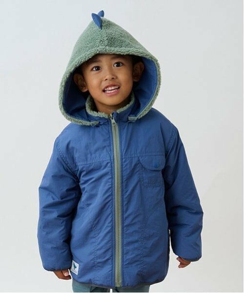 kladskap / クレードスコープ ブルゾン | 恐竜リバーシブルボアブルゾン | 詳細5