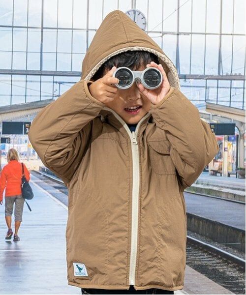 kladskap / クレードスコープ ブルゾン | 恐竜リバーシブルボアブルゾン | 詳細7