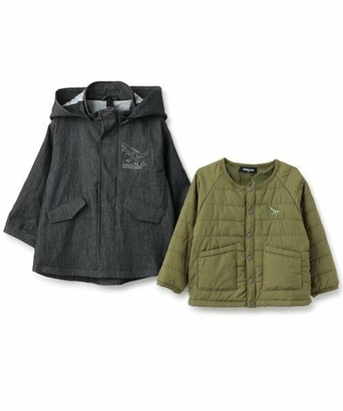 kladskap / クレードスコープ その他アウター | 恐竜ライナーつきモッズコート | 詳細10