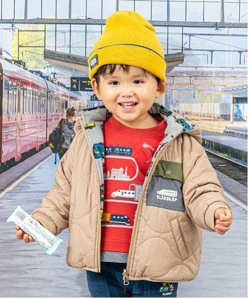 kladskap / クレードスコープ ブルゾン | 電車リバーシブル中わたブルゾン（ベージュ）