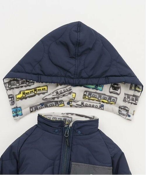 kladskap / クレードスコープ ブルゾン | 電車リバーシブル中わたブルゾン | 詳細9