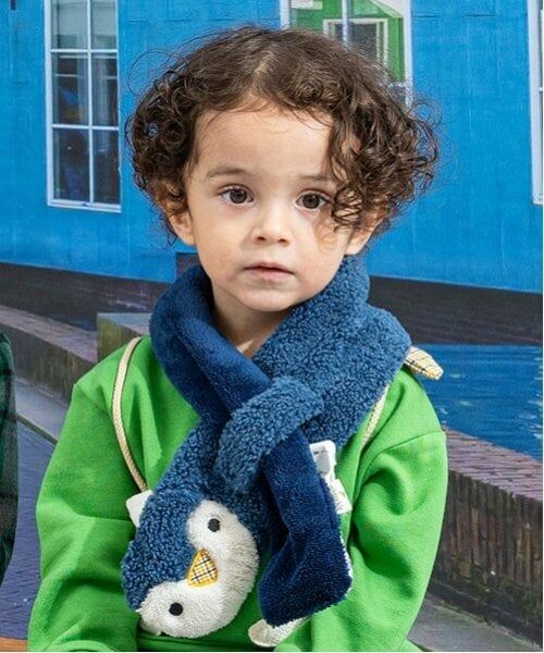 kladskap / クレードスコープ マフラー・ショール・スヌード・ストール | 【コロボックル】アニマルマフラー（紺）