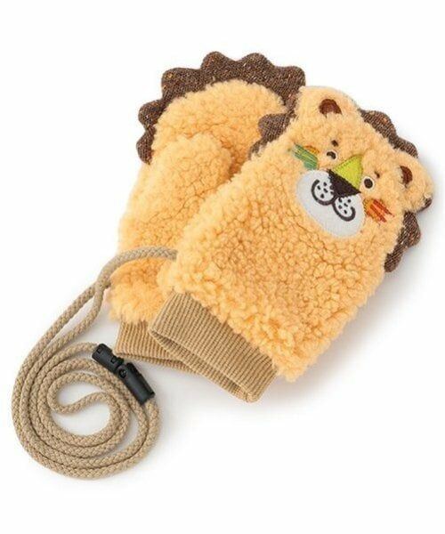 kladskap / クレードスコープ 手袋 | 【コロボックル】アニマルミトン（ライト オレンジ）