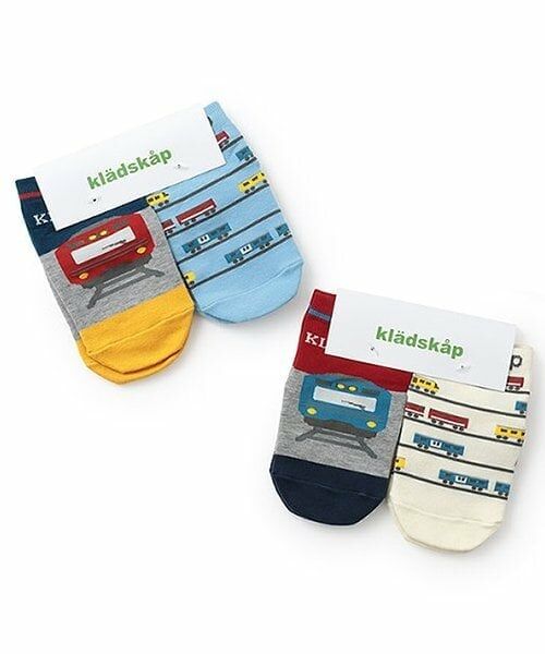 kladskap / クレードスコープ ソックス | 電車ショートソックス2足セット | 詳細9