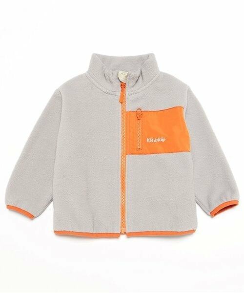 kladskap / クレードスコープ カーディガン・ボレロ | 男児フリースジップアップ（グレー）