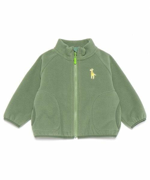 kladskap / クレードスコープ カーディガン・ボレロ | 男女兼用フリースジップアップ（オリーブ）