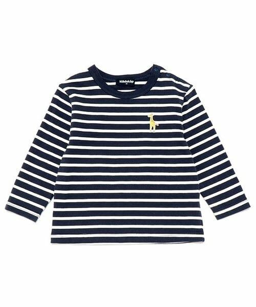 kladskap / クレードスコープ Tシャツ | 男女兼用ボーダー長袖Tシャツ（紺）