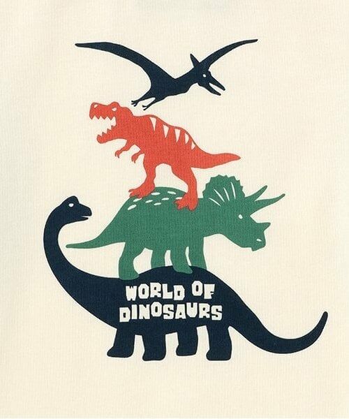 kladskap / クレードスコープ Tシャツ | 恐竜長袖Tシャツ | 詳細3
