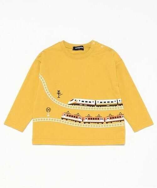 kladskap / クレードスコープ Tシャツ | 電車長袖Tシャツ（カラシ）