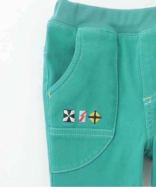 kladskap / クレードスコープ その他パンツ | 電車刺しゅうロング丈ストレートパンツ | 詳細4