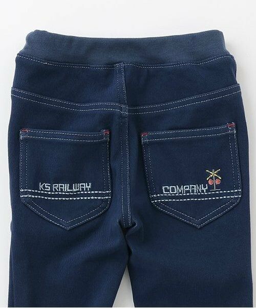 kladskap / クレードスコープ その他パンツ | 電車刺しゅうロング丈ストレートパンツ | 詳細9