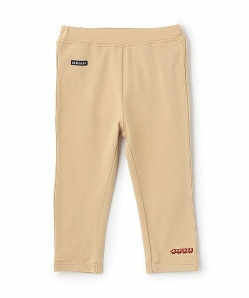kladskap / クレードスコープ その他パンツ | 電車刺しゅうロング丈レギパン（ベージュ）