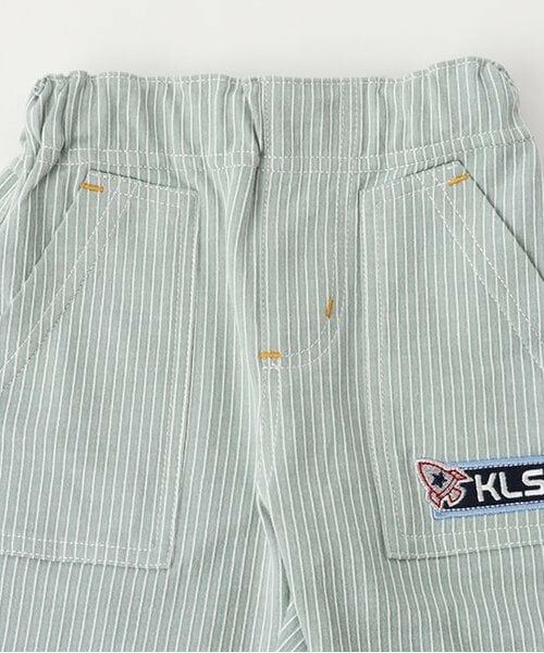 kladskap / クレードスコープ その他パンツ | ワンポイント刺しゅうストライプ6分丈パンツ | 詳細2