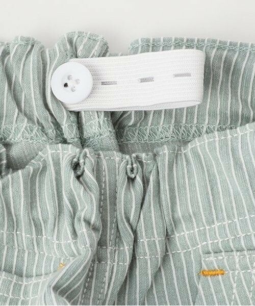 kladskap / クレードスコープ その他パンツ | ワンポイント刺しゅうストライプ6分丈パンツ | 詳細3