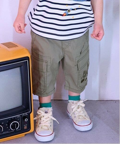 kladskap / クレードスコープ その他パンツ | 車と街刺しゅう6分丈カーゴパンツ | 詳細13