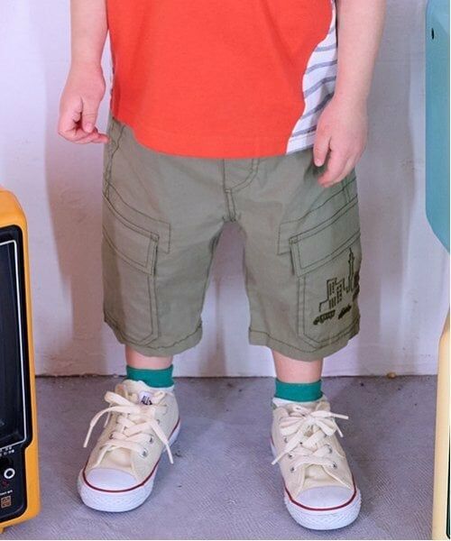 kladskap / クレードスコープ その他パンツ | 車と街刺しゅう6分丈カーゴパンツ | 詳細14