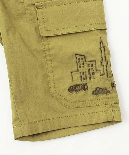 kladskap / クレードスコープ その他パンツ | 車と街刺しゅう6分丈カーゴパンツ | 詳細5