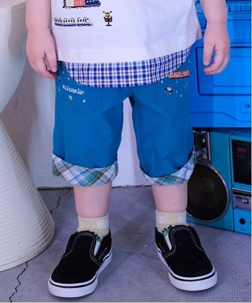 kladskap / クレードスコープ ショート・ハーフ・半端丈パンツ | 宇宙刺しゅう6分丈パンツ（ターコ）