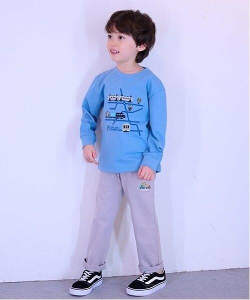 kladskap / クレードスコープ その他パンツ | 働く車/重機刺しゅうロング丈レギパン | 詳細13