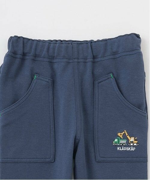 kladskap / クレードスコープ その他パンツ | 働く車/重機刺しゅうロング丈レギパン | 詳細2