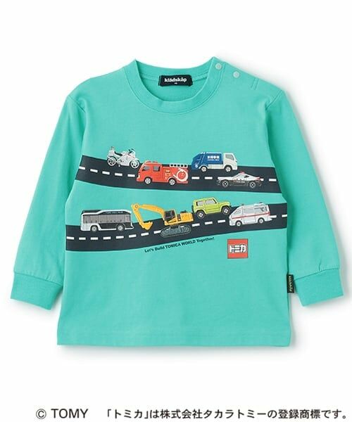 kladskap / クレードスコープ Tシャツ | 【トミカ】長袖Tシャツ（エメラルド グリーン）