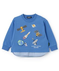 kladskap / クレードスコープ Tシャツ | 裾別布長袖Tシャツ【JAXA LABEL】
