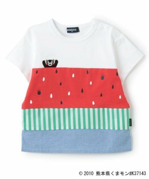 kladskap / クレードスコープ Tシャツ | 【くまモン】スイカ半袖Tシャツ（オフ ホワイト）