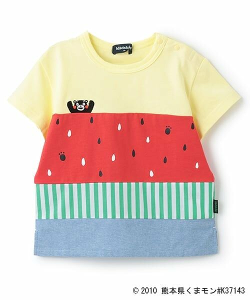 kladskap / クレードスコープ Tシャツ | 【くまモン】スイカ半袖Tシャツ（クリーム）