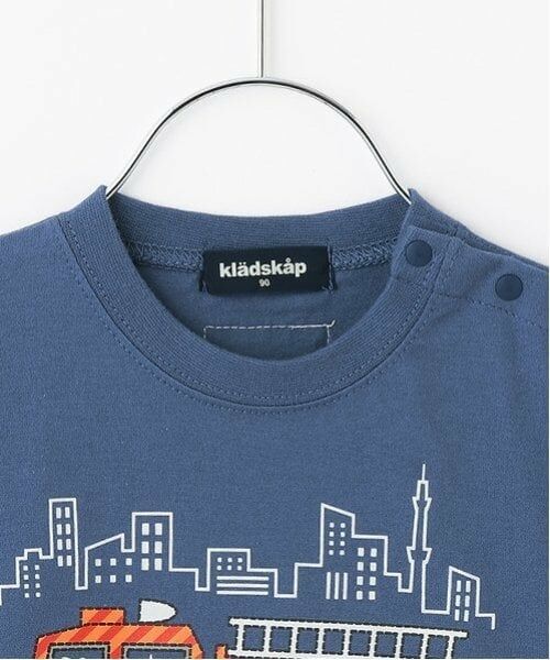 kladskap / クレードスコープ Tシャツ | 働く車袖配色長袖Tシャツ | 詳細2