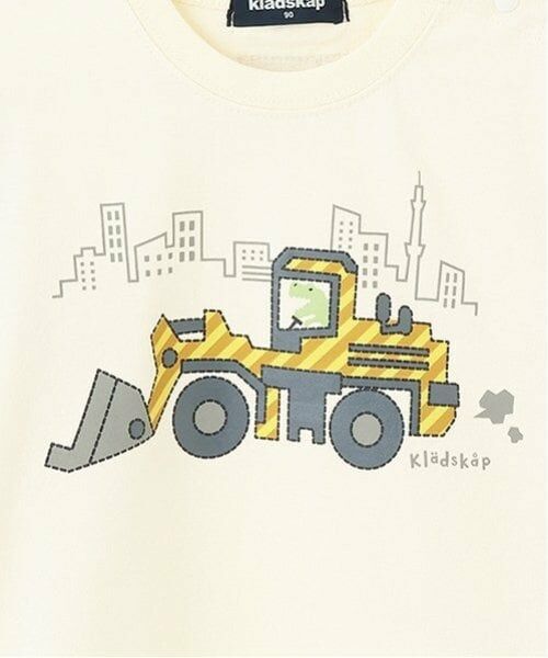 kladskap / クレードスコープ Tシャツ | 働く車袖配色長袖Tシャツ | 詳細3