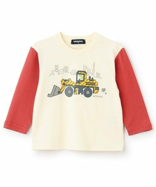 kladskap / クレードスコープ Tシャツ | 働く車袖配色長袖Tシャツ | 詳細9