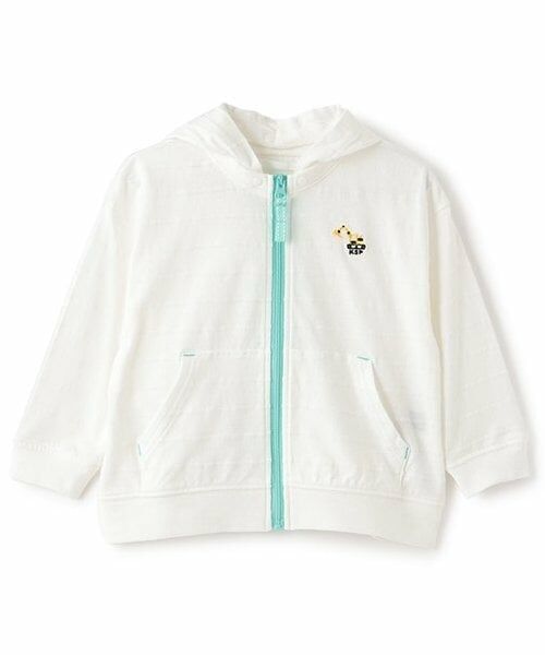 kladskap / クレードスコープ パーカー | 重機ワンポイントジップパーカ（オフ ホワイト）