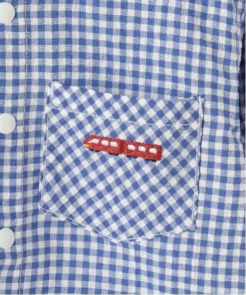 kladskap / クレードスコープ シャツ・ブラウス | 電車バンドカラー長袖シャツ | 詳細3