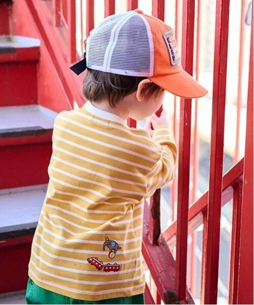 kladskap / クレードスコープ Tシャツ | ポケットからロボットボーダー長袖Tシャツ | 詳細14