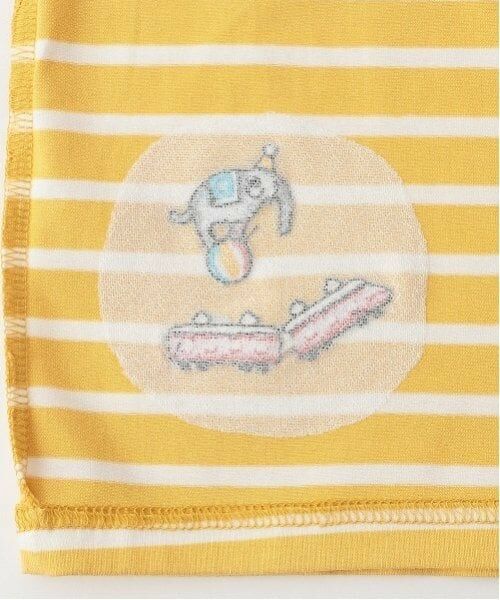 kladskap / クレードスコープ Tシャツ | ポケットからロボットボーダー長袖Tシャツ | 詳細8