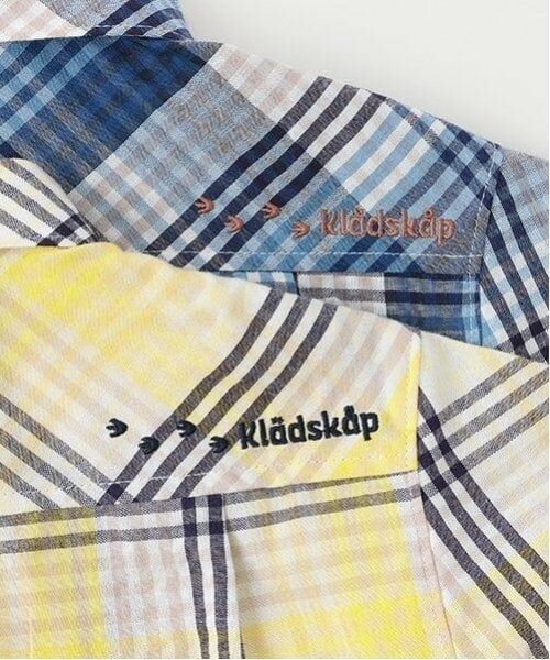 kladskap / クレードスコープ シャツ・ブラウス | 恐竜オーバーサイズチェック半袖シャツ | 詳細7