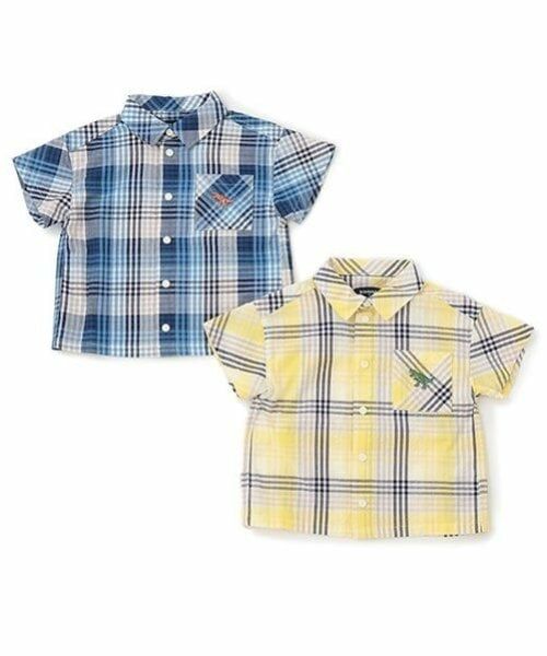 kladskap / クレードスコープ シャツ・ブラウス | 恐竜オーバーサイズチェック半袖シャツ | 詳細9