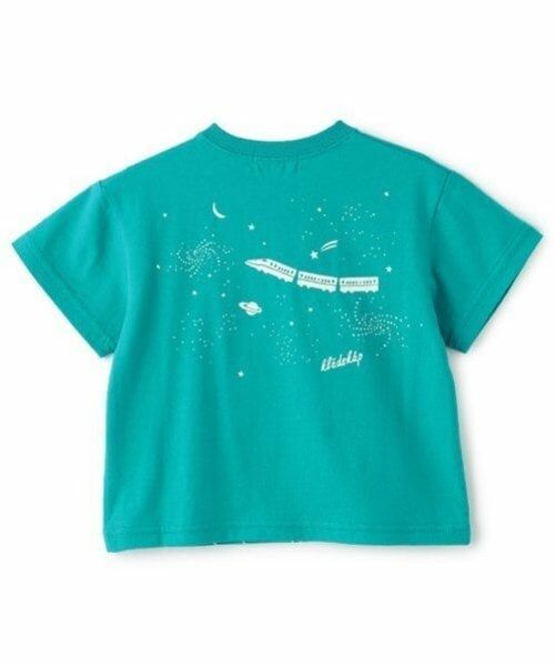 kladskap / クレードスコープ Tシャツ | 宇宙と電車半袖Tシャツ | 詳細1