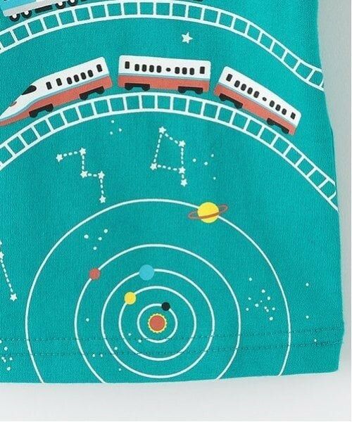 kladskap / クレードスコープ Tシャツ | 宇宙と電車半袖Tシャツ | 詳細5