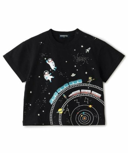 kladskap / クレードスコープ Tシャツ | 宇宙と電車半袖Tシャツ | 詳細9