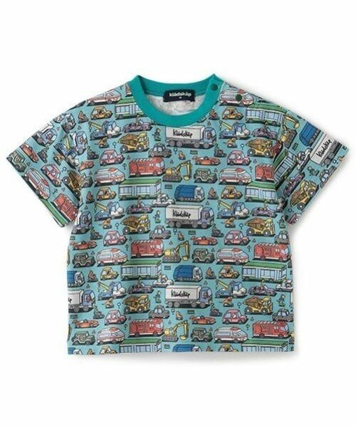 kladskap / クレードスコープ Tシャツ | 乗り物総柄半袖Tシャツ（ターコ）