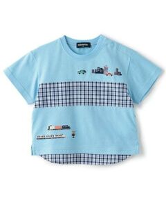 kladskap / クレードスコープ Tシャツ | 【人気商品のため再入荷】乗り物異素材切替半袖Tシャツ