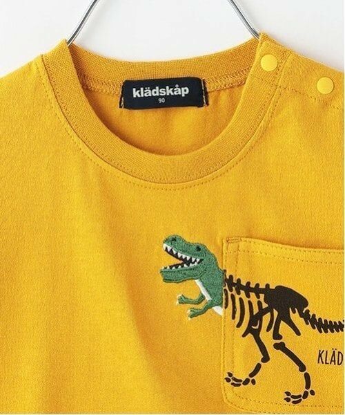 kladskap / クレードスコープ Tシャツ | 化石プリント胸ポケット半袖Tシャツ | 詳細2