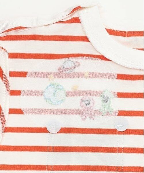 kladskap / クレードスコープ Tシャツ | ポケットから宇宙人ボーダー半袖Tシャツ | 詳細4