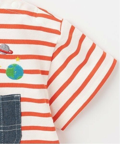 kladskap / クレードスコープ Tシャツ | ポケットから宇宙人ボーダー半袖Tシャツ | 詳細8