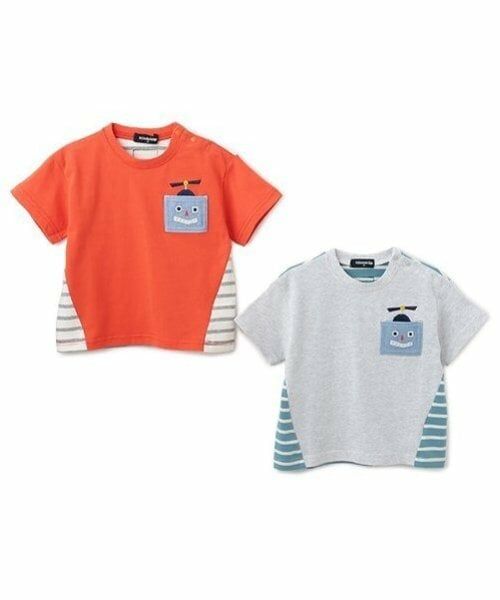 kladskap / クレードスコープ Tシャツ | ロボットポケットボーダー切替半袖Tシャツ | 詳細9
