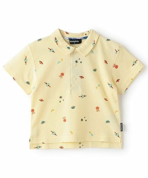 kladskap / クレードスコープ ポロシャツ | 宇宙柄半袖ポロシャツ（クリーム）