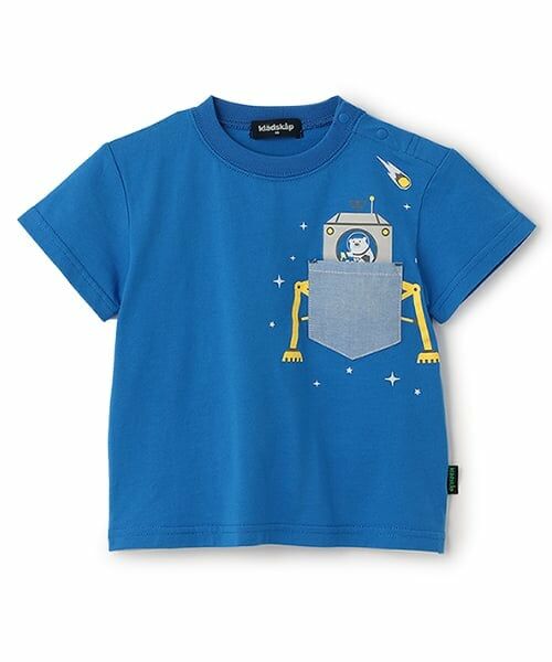 kladskap / クレードスコープ Tシャツ | 胸ポケット半袖Tシャツ【JAXA LABEL】（ブルー）