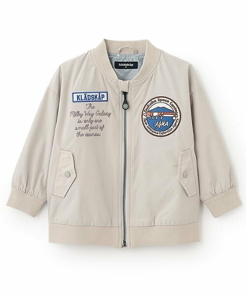 kladskap / クレードスコープ ブルゾン | MA-1【JAXA LABEL】（グレー）